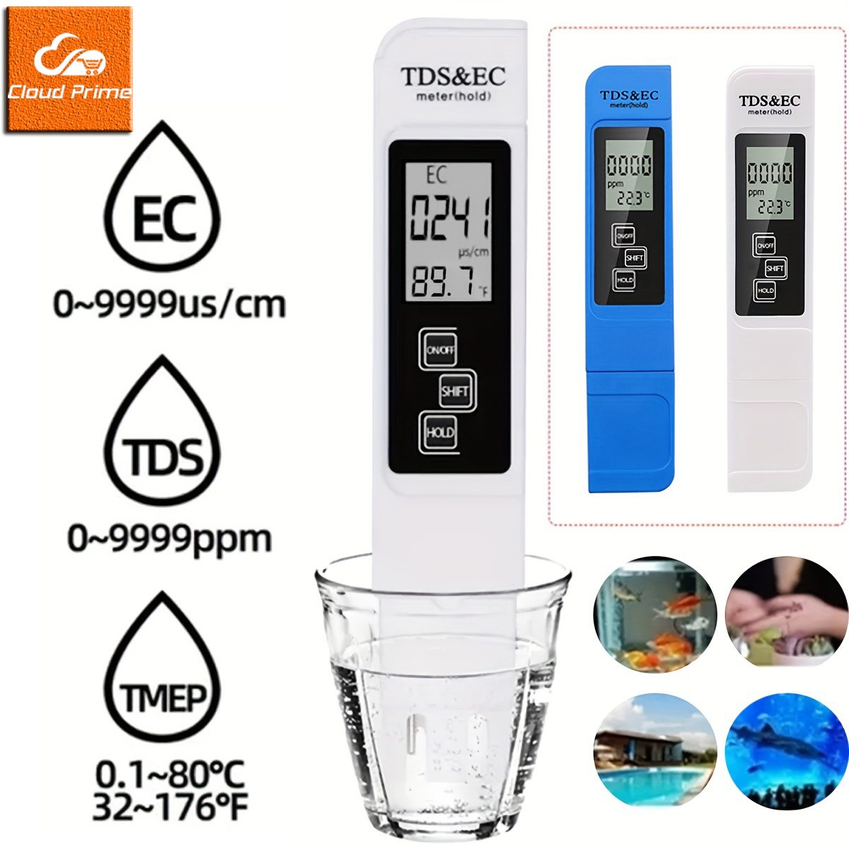 Ph Meter Digital Water Tester - Caneta de detecção de qualidade da