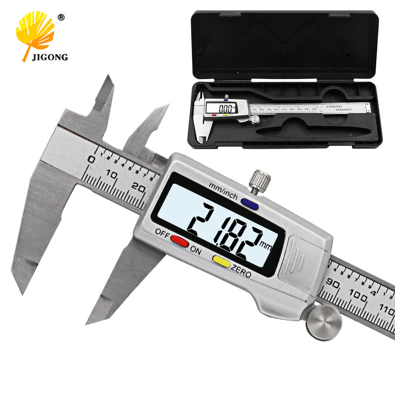 Digital Caliper 150Mm Stainless Steel - Aço inoxidável Digital Pinça, Medição Ferramenta,
