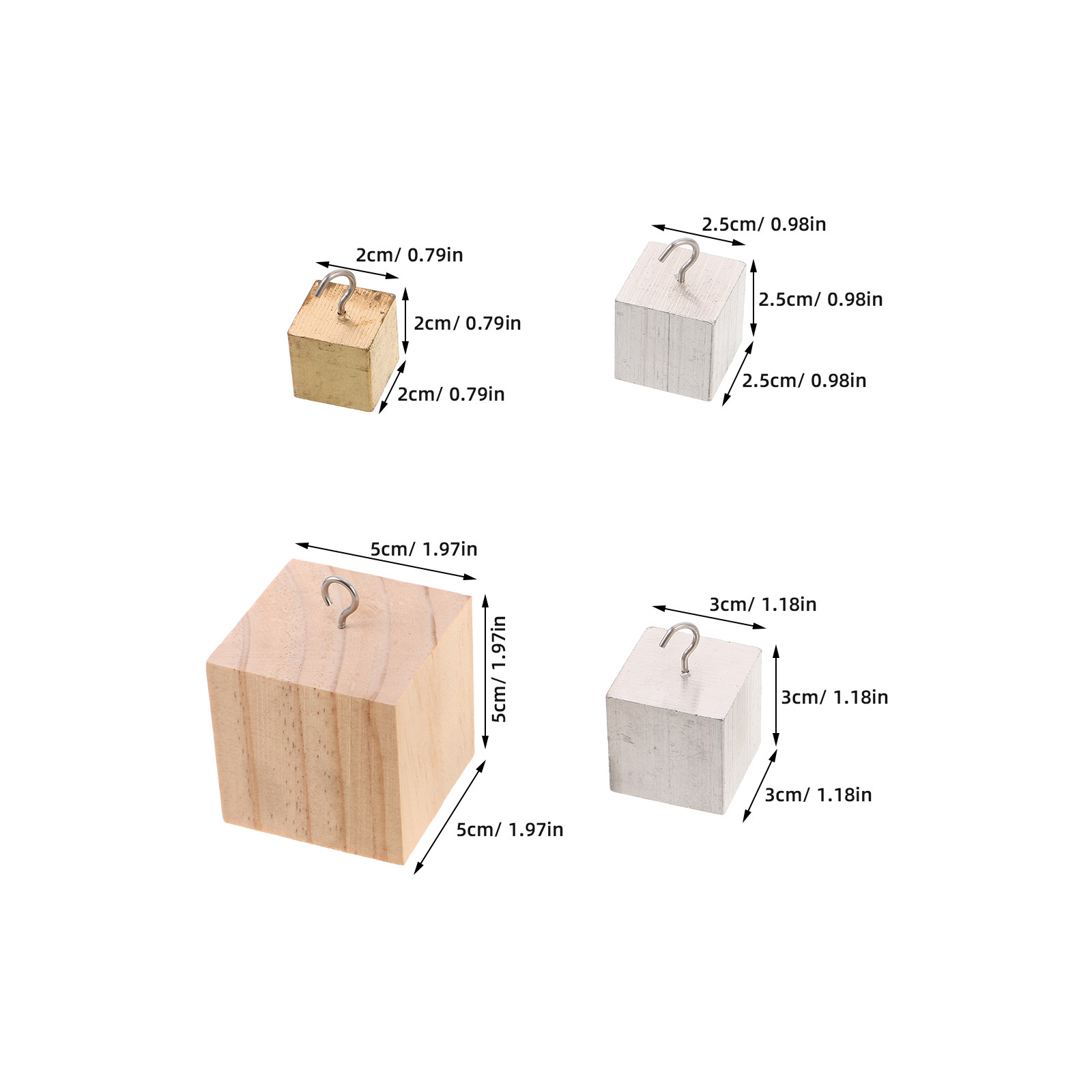 1 conjunto de cubos de densida - Lab Equipment avaliação e preço
