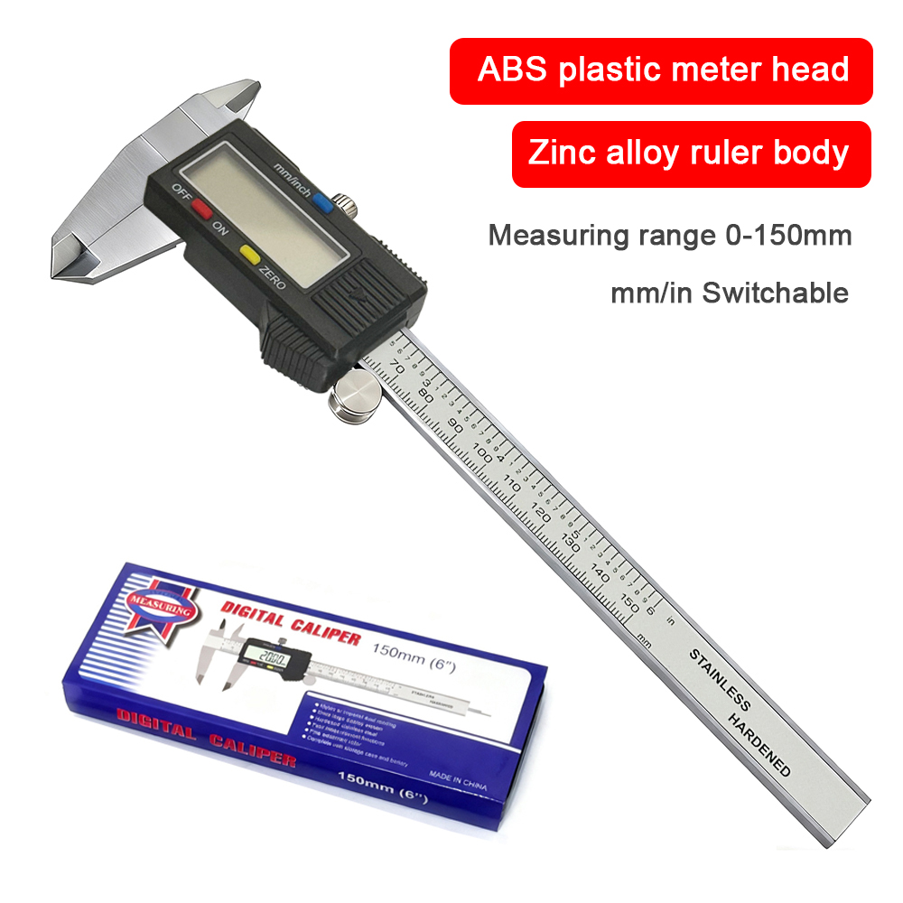 Paquímetro Digital de Liga de  - Digital Caliper 150Mm Stainless Steel avaliação e preço
