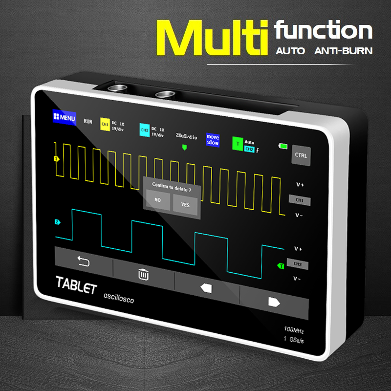 Osciloscópio de Tablet de Cana - Fnirsi Digital Oscilloscope Handheld avaliação e preço