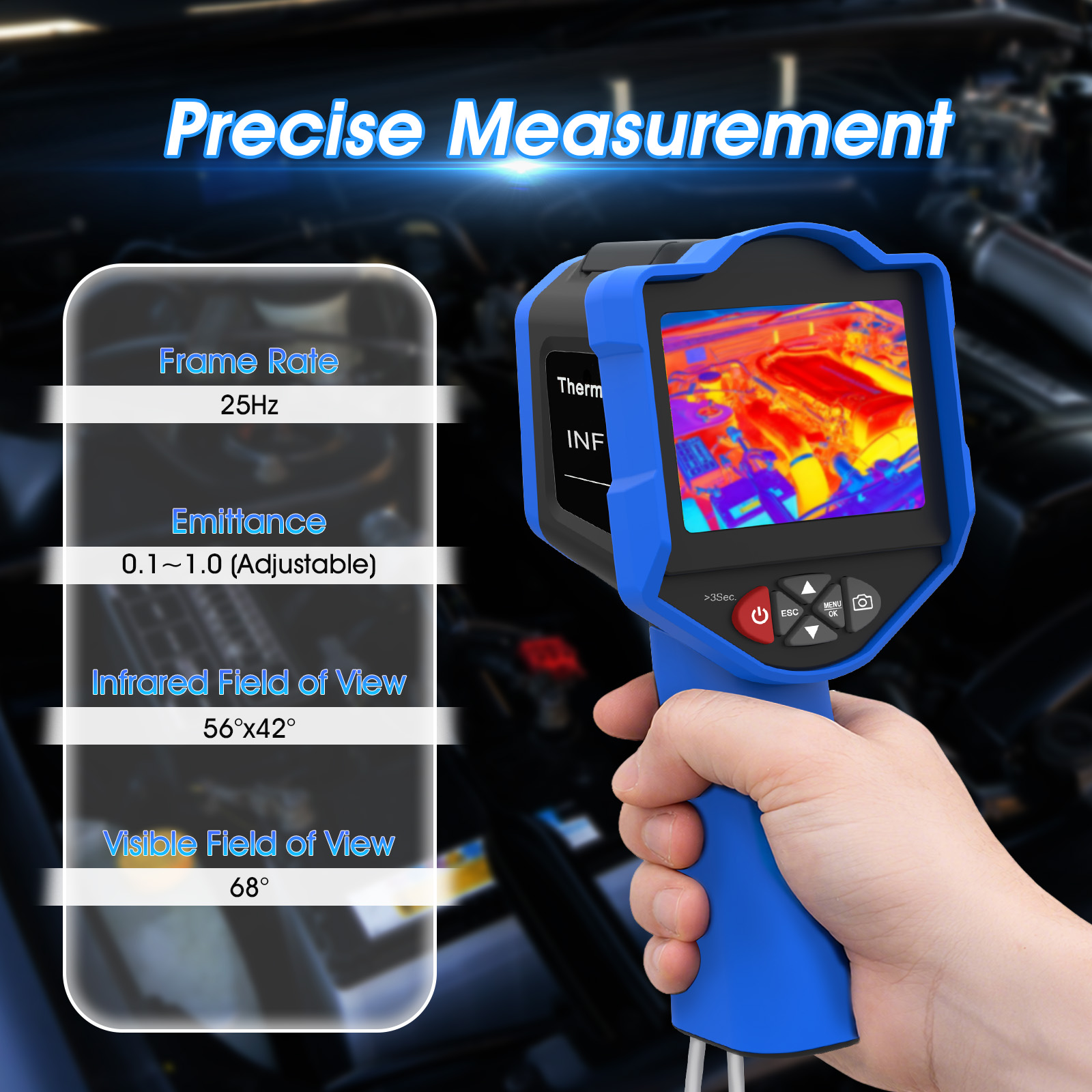 Câmera de Imagem Térmica HoldP - Thermal Imaging Camera Pcb Repair avaliação e preço